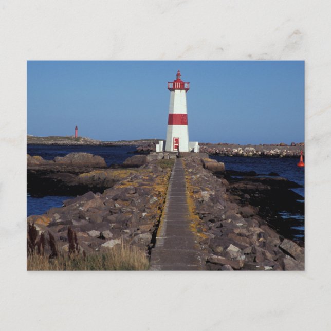 Cartão Postal América do Norte, Canadá, Miquelon e Ruas. Pierre, (Frente)