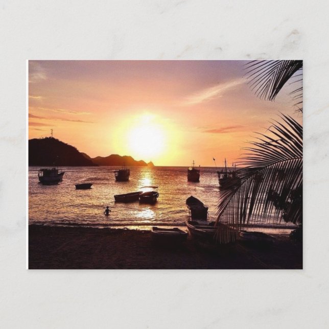 Cartão Postal América do Sul Colômbia (Frente)