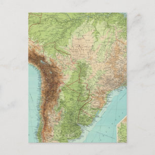 Cartão Postal América do Sul composta