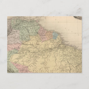 Cartão Postal América do Sul e do Norte