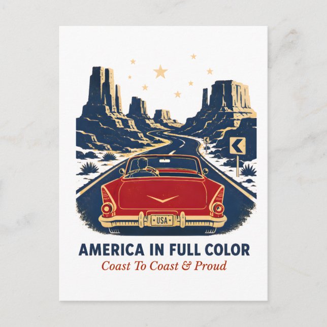 Cartão Postal América em Cores (Frente)