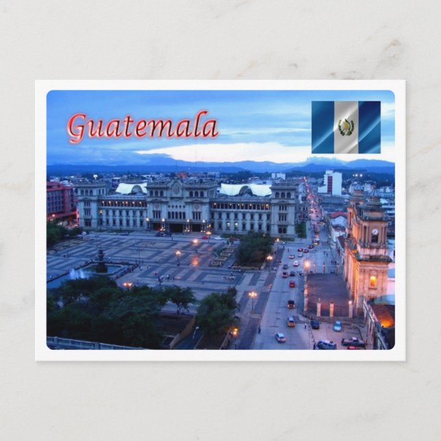 Cartão Postal América - Guatemala - Cidade - (Frente)