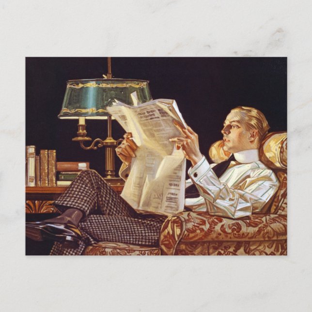 Cartão Postal American Advertisement, Colares de Camisas de Seta (Frente)