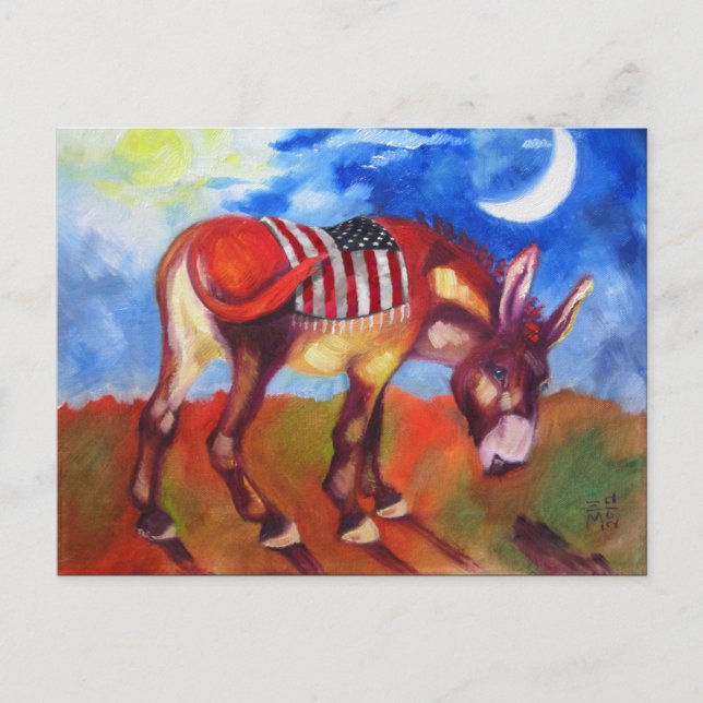 Cartão Postal American Donkey (Frente)