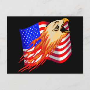 Cartão Postal American Eagle Biker T shirts Gifts