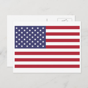 Cartão Postal American Flag, Flag dos Estados Unidos