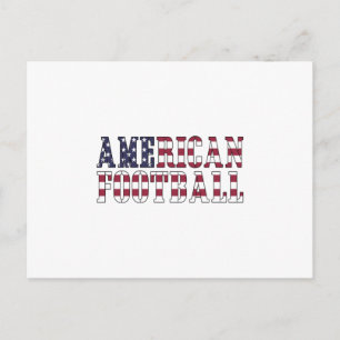 Cartão Postal American Football Team Sports USA Game Funny Gift