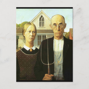 Cartão Postal American Gothic