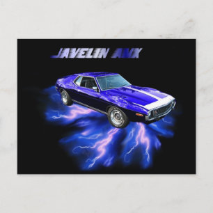 Cartão Postal American Motors: Javelin AMX