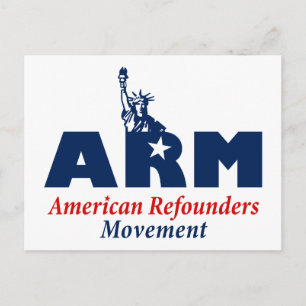 Cartão Postal American Refounders Movement (ARM)