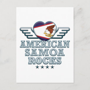 Cartão Postal American Samoa Rocks v2