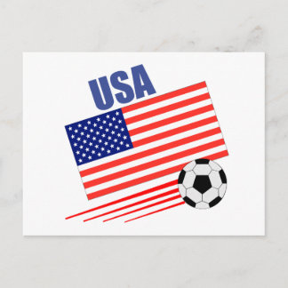 Cartão Postal American Soccer Team