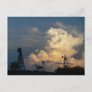Cartão postal americano de energia eólica