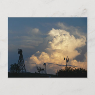Cartão postal americano de energia eólica
