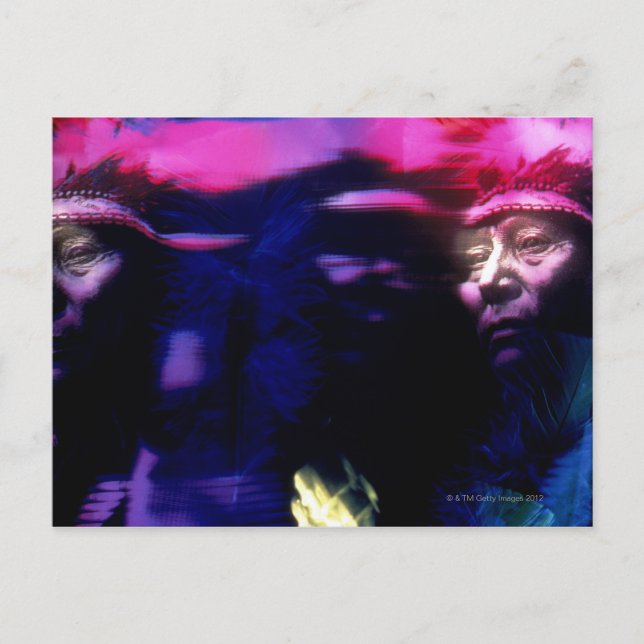 Cartão Postal Americano nativo (Frente)