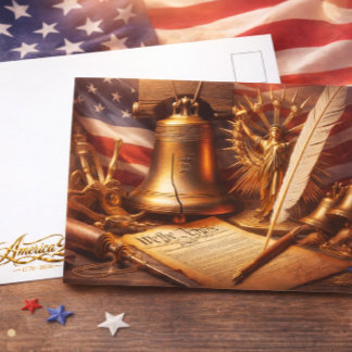 Cartão Postal America's 250th Semiquincentennial Holiday