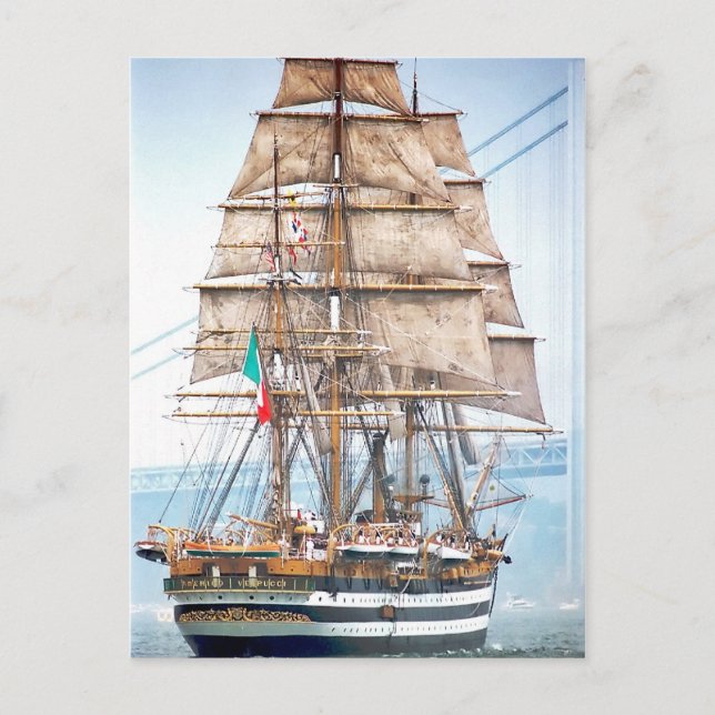 Cartão Postal Amerigo Vespucci (Frente)
