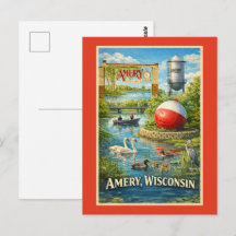Amery, Wisconsin Cidade dos Lagos Copo de Lembranç