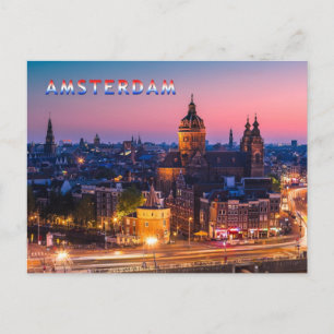 Cartão Postal Amesterdã 003B