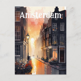 Cartão Postal Amesterdã Holanda