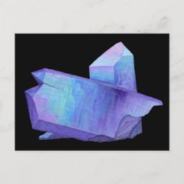Cartão Postal Ametyst - Anjo de cristal roxo aura quartzo