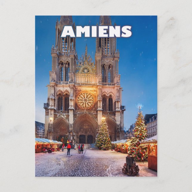 Cartão Postal Amiens Christmas Wonder (Frente)