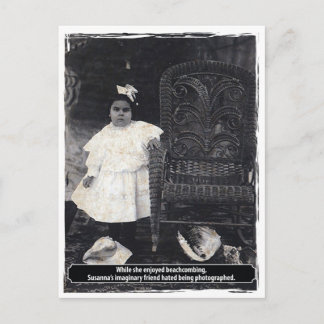 Cartão Postal Amigas Imaginárias Susannas Vintage