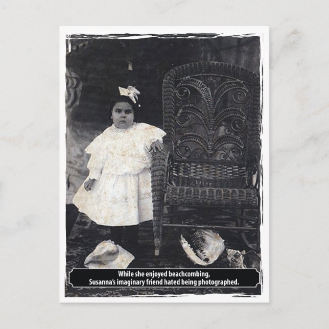 Cartão Postal Amigas Imaginárias Susannas Vintage (Frente)