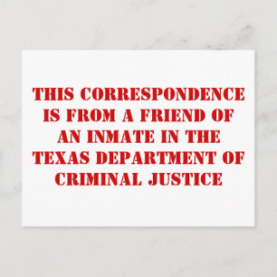 Cartão Postal amigo do TDCJ