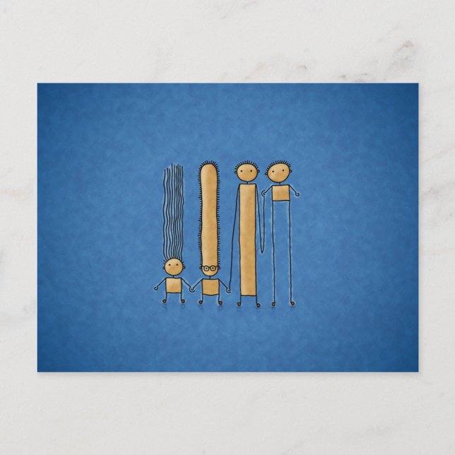 Cartão Postal Amigos (Cor 2) (Frente)