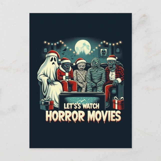 Cartão Postal Amigos do Cinema de Horror de Natal (Frente)