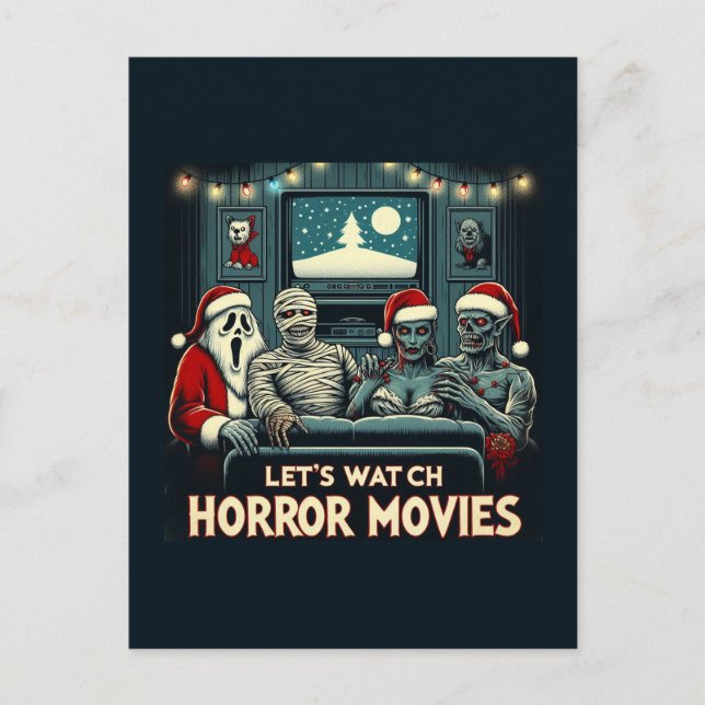 Cartão Postal Amigos do Cinema de Horror de Natal (Frente)
