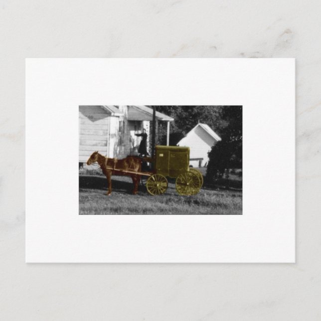 Cartão Postal amish (Frente)