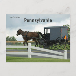 Cartão Postal Amish Country em Lancaster Pensilvânia