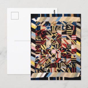 Cartão Postal Amish Crazy Quilt por Lydia Beachy