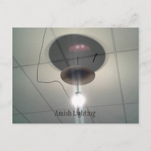 Cartão Postal Amish Lighting