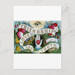 Cartão Postal Amizade, Amor e Verdade