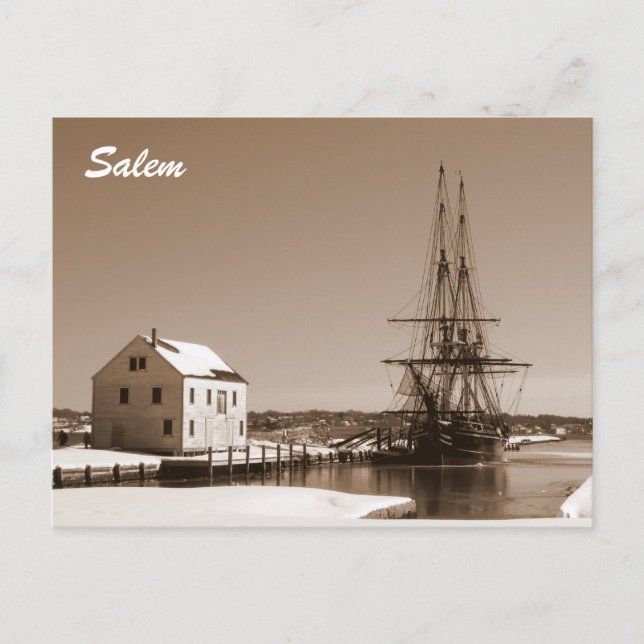 Cartão Postal Amizade de Salem (Frente)