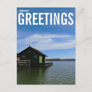 Cartão Postal Ammersee Saudações