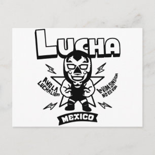 CARTÃO POSTAL AMO LA LUCHA LIBRE#5