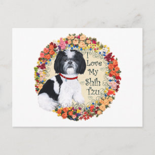 Cartão Postal Amo Meu Shih Tzu