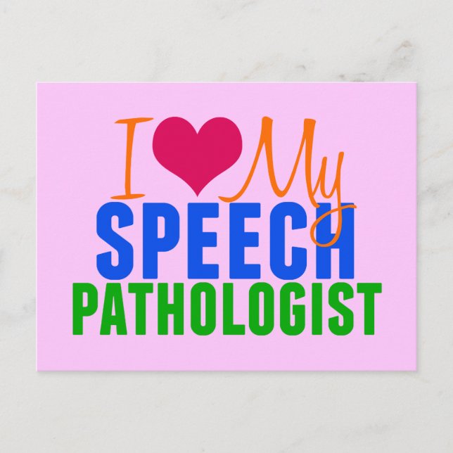 Cartão Postal Amo meu SLP (rosa) (Frente)