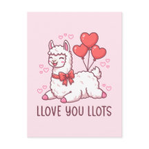 Amo Você Muito - Lhama Kawaii do Dia dos Namorados