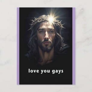 Cartão Postal amo vocês gays