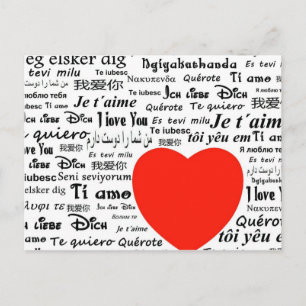 Cartão Postal Amor