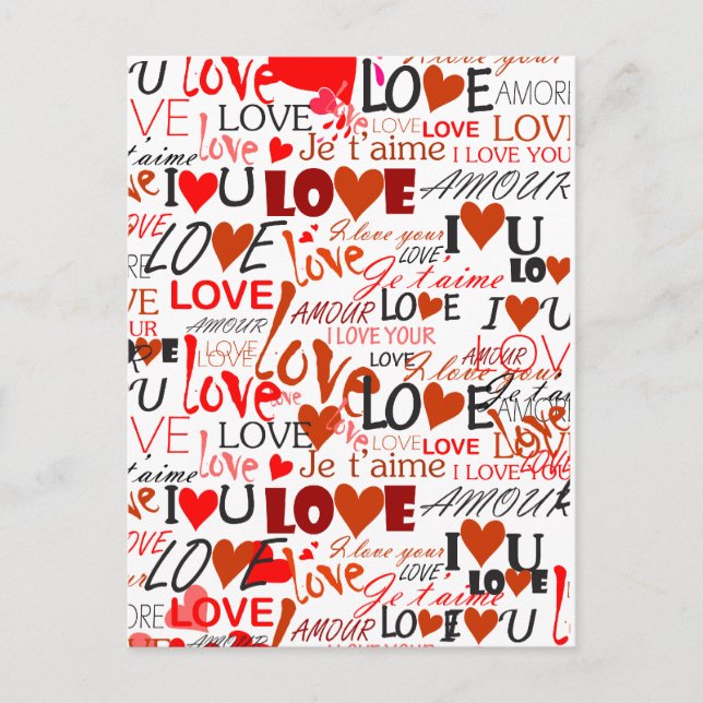 Cartão Postal Amor (Frente)