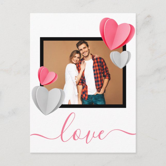 Cartão Postal amor (Frente)