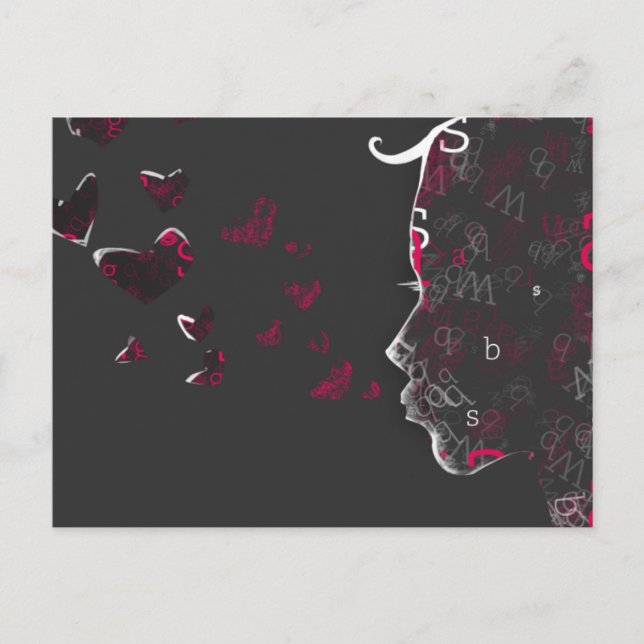 Cartão Postal amor (Frente)