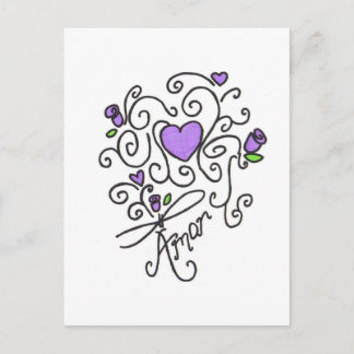 Cartão Postal Amor