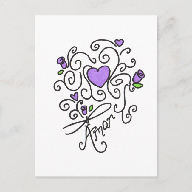 Cartão Postal Amor (Frente)
